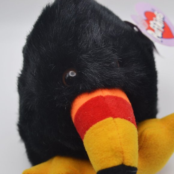 Tike the Toucan Bird Puffkins by Swibco Style 6657 Bean Bag Plush - Picture 2 of 8